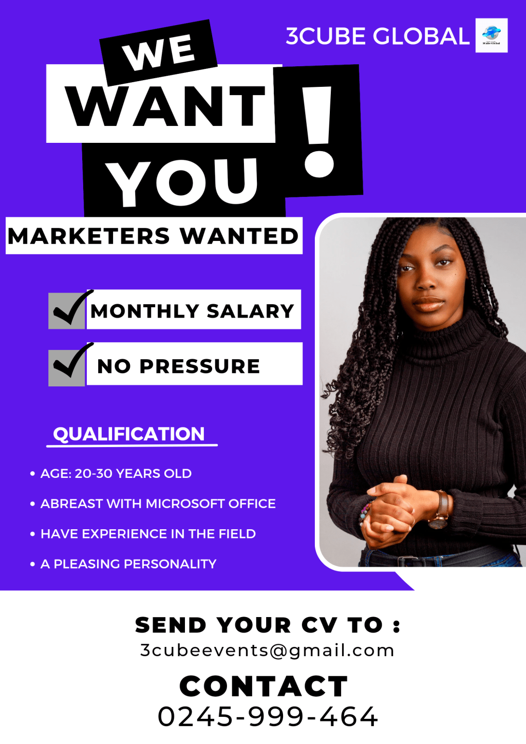 Sales/Marketers wanted